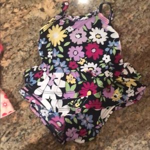 Two Baby Girl Bathing Suits